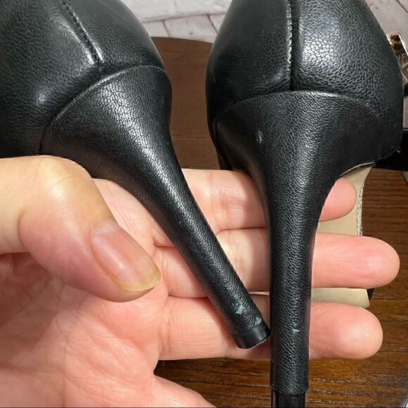 6 BCBGeneration Ankle Wrap Black classic sexy pumps - Picture 12 of 12